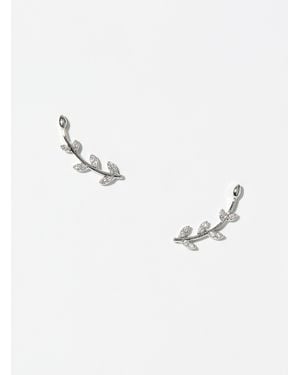Simon's Delicate Foliage Earrings - Natural