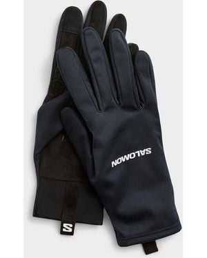 Salomon Tech Softshell Tactile Gloves - Black