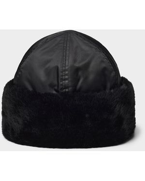Le 31 Monochrome Pillbox Hat - Black