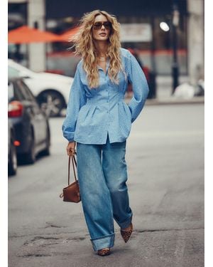 JJXX Wide Cuffed Jean - Blue