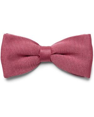 Le 31 Satiny Knit Bow Tie - Pink