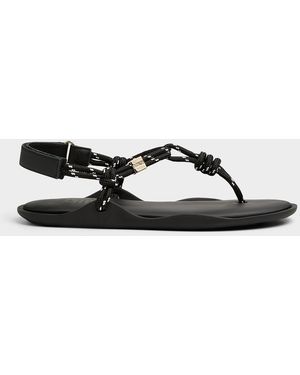 FLOWZE Black Ropes Fl Sandals Women