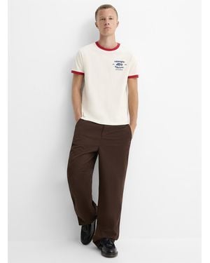 Djab Stretch Recycled Cotton Chinos Wynwood Fit - White
