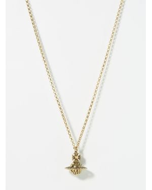 Vivienne Westwood Lancelot Signature Orb Necklace - White