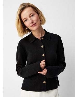 Contemporaine Touch Of Cashmere Shirt - Black