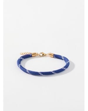 Simon's Colourful Cord Bracelet - Blue