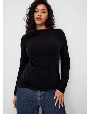 Twik Asymmetrical Hem Boat - Blue