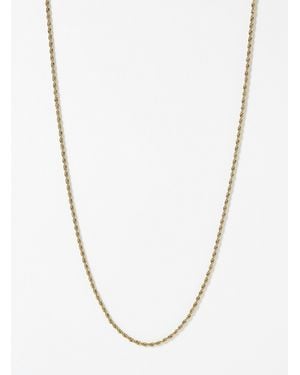 Midi34 Malek Twisted Chain - White
