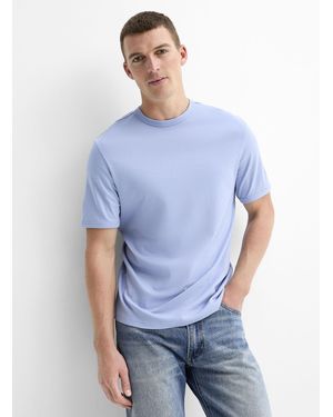 Le 31 Dressy Pima Jersey T - Blue