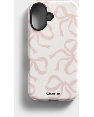 KaseMe Patterned Iphone 16 Case - White