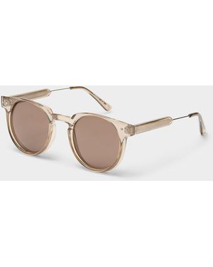 Spitfire Teddy Boy Round Sunglasses - Natural