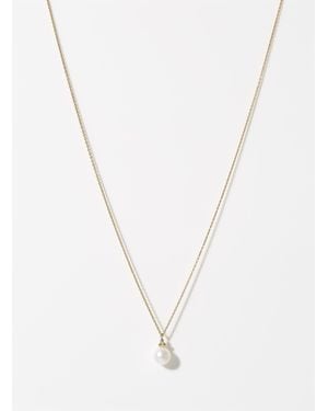 POPPY FINCH Large Pearl Chain - White