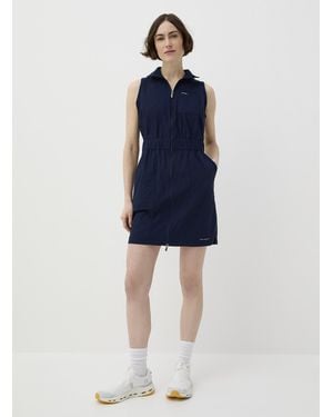 Columbia Leslie Falls Elastic Waist Zip Dress - Blue