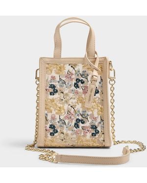 Ted Baker Emma June Small Embroidered - Natural