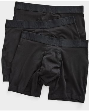 Saxx Underwear Co. 5" Monochrome Boxer Briefs Droptemp Tm - Black