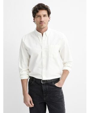 Le 31 Colorful Oxford Shirt Comfort Fit - White