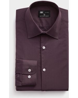 Le 31 Monochrome Stretch Shirt Standard Fit - Purple