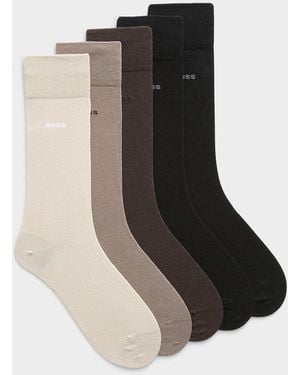 BOSS Solid Classic Dress Socks 5 - Black