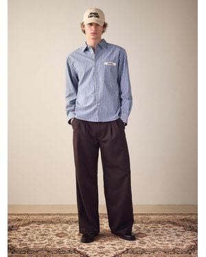 Prohibited Soho Pleated Pant Loose Fit - Brown