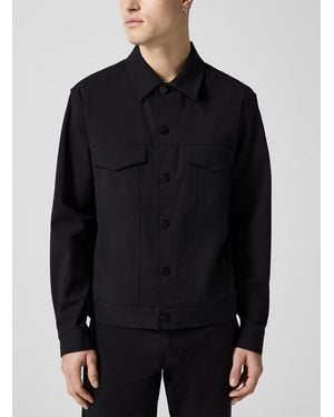 Theory River Neoteric Twill Jacket - Black