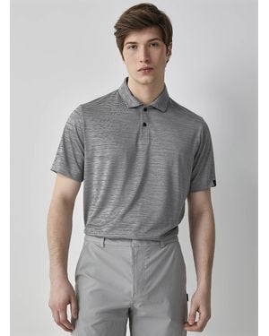 Oakley Gravity Heathered Microfibre Golf Polo - Gray