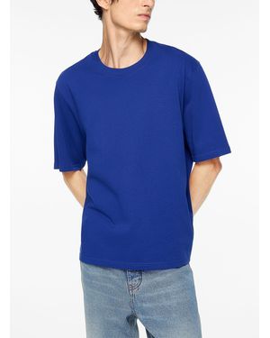 Ami Paris De Coeur Embossed Logo T - Blue