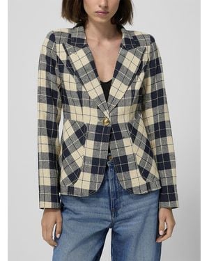 Smythe Duchess Checkered Blazer - Gray