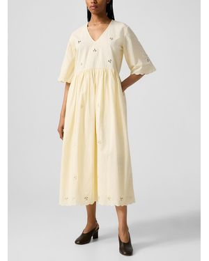 Skall Studio Floral Cotton And Linen V - Natural