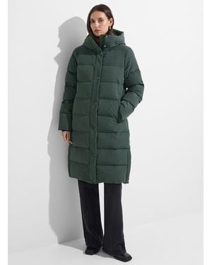 Icône Recycled Nylon 3/4 Cloud Puffer Jacket - Blue