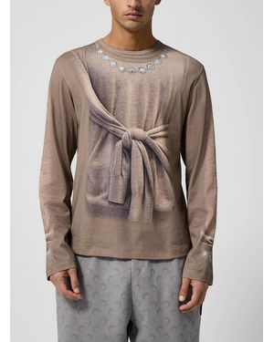 Marine Serre Trompe - Brown