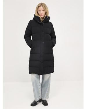 Icône Recycled Nylon 3/4 Cloud Puffer Jacket - Black