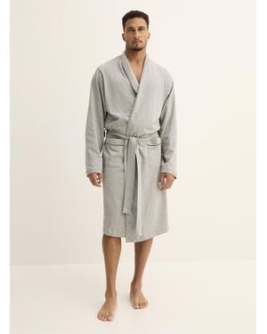 BOSS Lightweight Jersey Robe - Natural