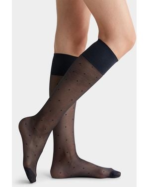 DIM Dotted Knee - Black