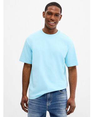 Lindbergh Thick Jersey Loose T - Blue