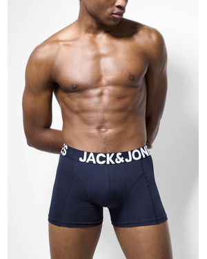 Jack & Jones 3" Xl Logo Band Trunk Organic Cotton - Blue