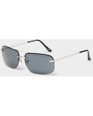 Le 31 Ian Rectangular Sunglasses - Blue