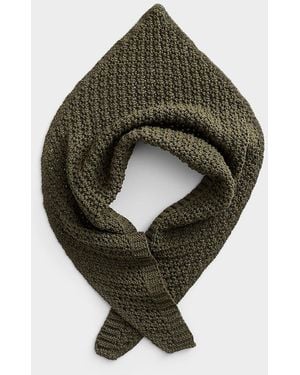 Le 31 Crocheted Triangle Scarf - Multicolour