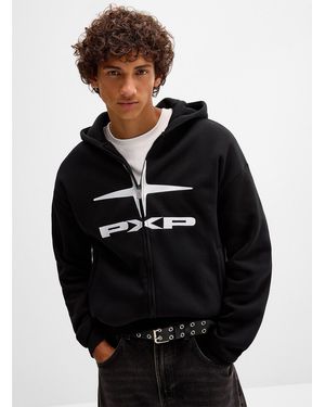 Project X Paris Star Logo Zip - Black