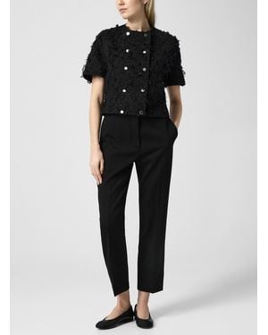 Lanvin Wool Cigarette Pant - Black