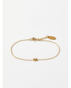 Simon's Alphabet Character Chain Bracelet - Natural