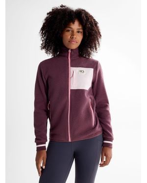 Kari Traa Rothe Polar Fleece Jacket - Purple