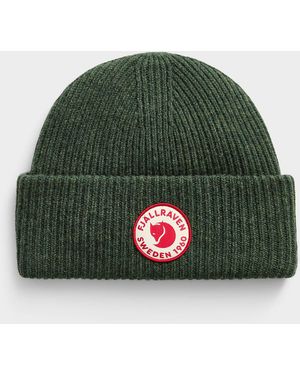 Fjallraven 1960 Logo Pure Wool Tuque - Green