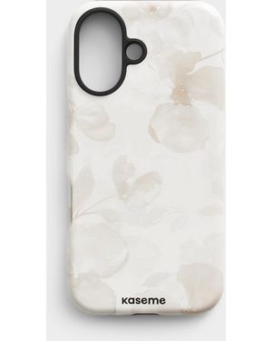 KaseMe Patterned Iphone 16 Case - White