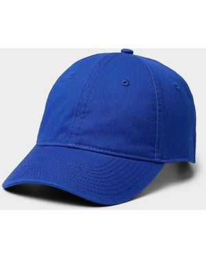 Simon's Solid Baseball Cap - Blue