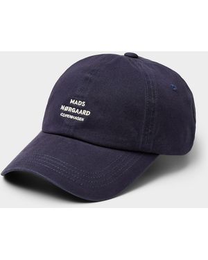 Mads Nørgaard Embroidered Logo Baseball Cap - Blue