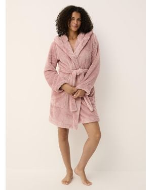 UGG Aarti Plush Hooded Robe - Pink