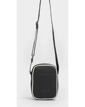 Lacoste Contrast Trim Signature Camera Bag - White