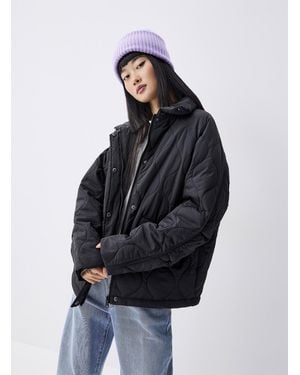 Twik Wavy Quilted Jacket - Blue