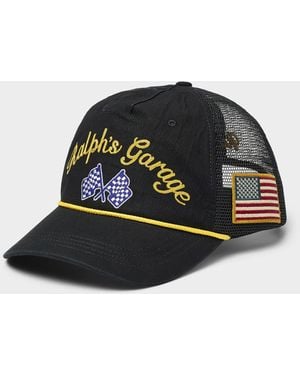 Polo Ralph Lauren Ralph's Garage Trucker Cap - Black