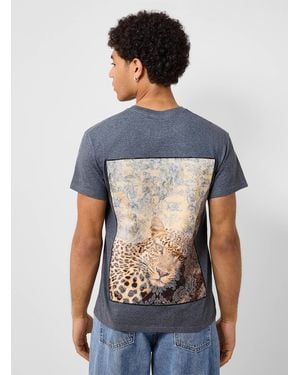 Bastille Jaguar Appliqué T - Blue